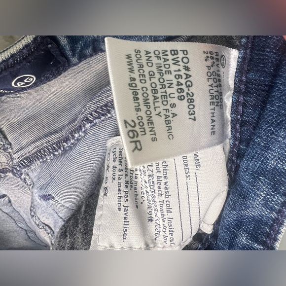 Ag Adriano Goldschmied Skinny Jeans Size 26 - Picture 5 of 5